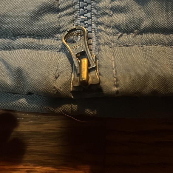 Vintage 90s Nike Heavy Essential Streetwear Navy Heavy Long Puffer jacket sz XL - Picture 4 of 15